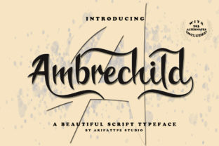 Ambrechild Script: A Playful Typeface for Polished Web Design