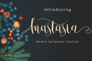 Anastasia Script: A Modern Handwritten Typeface for Editorial Elegance