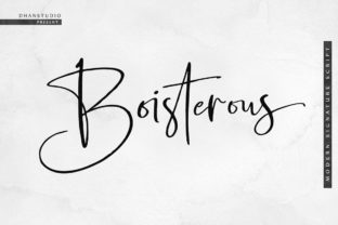 Boisterous Script: A Typeface That Elevates Editorial Design