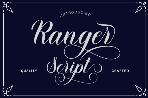 Elevate Your Brand with the Ranger Script Typeface