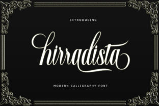 Hirradista Script: A Graceful Typeface for Editorial Design
