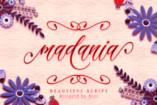 Madania Script: A Modern Typeface for Editorial Design