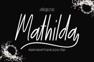 Mathilda Script: A Beautiful Handwritten Typeface for Makers