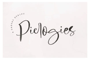 Pierogies Script: A Luxurious Typeface for Craft Creations