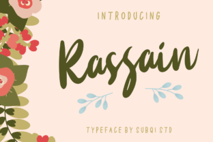 Rassain Script: A Handmade Typeface That Brings Your Creations to Life