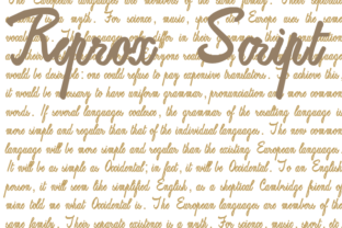 Reprox Script: A Bold Handwritten Font for Craft Creators