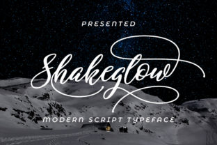 Shakeglow Script: A Feminine Typeface for Craft and Commercial Projects