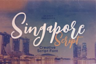 Singapore Script: A Modern Handwritten Typeface for Editorial Design