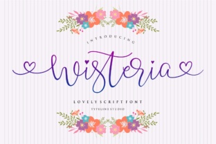 Wisteria Script: A Feminine Font for Strong Brand Impressions